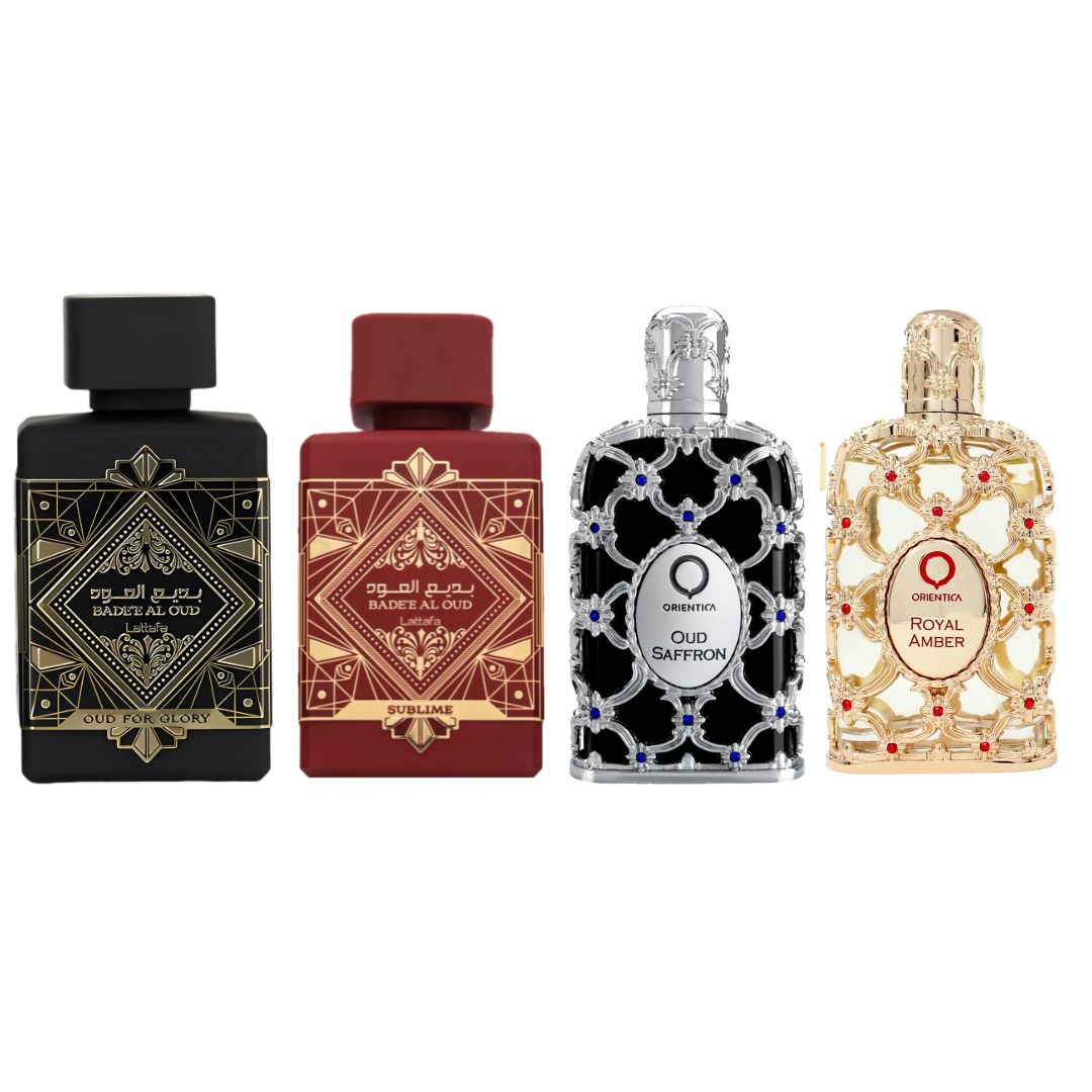 OUDGLORY+SUBLIME+OUDSAFFRON+ROUGEORIENTI